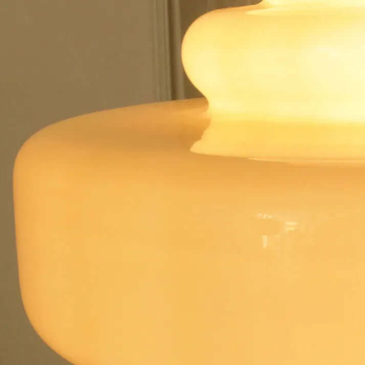 Elegant Kalebasformet Glas Pendellampe
