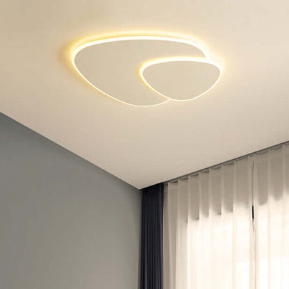 Minimalistisk LED-loftslampe, Elliptisk Design
