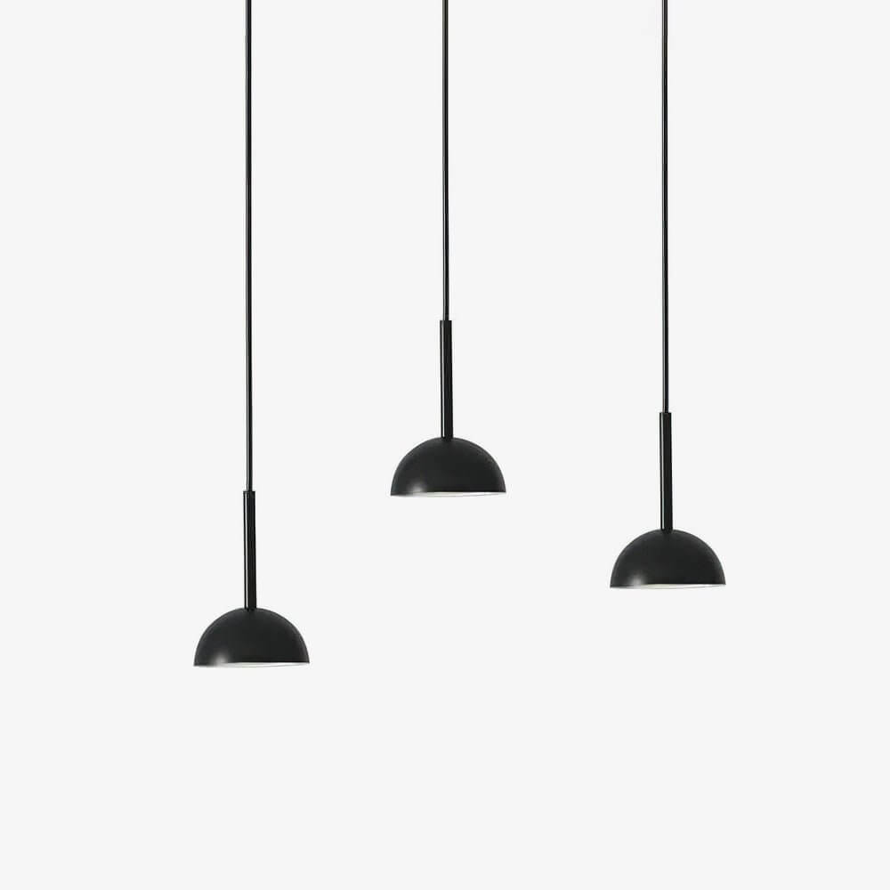 Elegant Geometrisk Metal Pendellampe