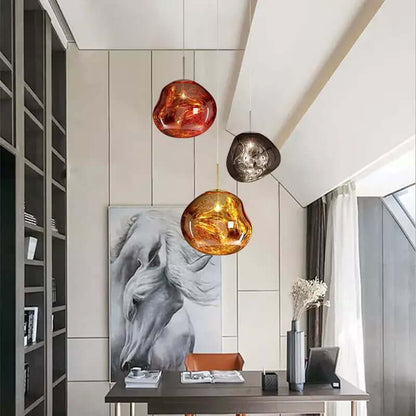 Smeltende Pendellampe, Moderne Design, Metal