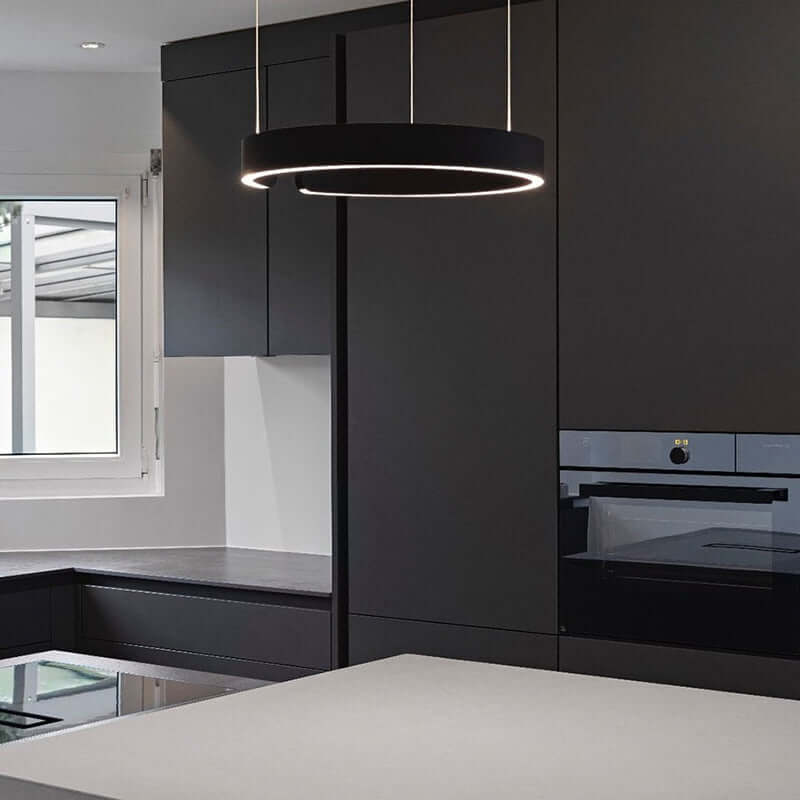 Cirkulær LED Pendel - Moderne Design