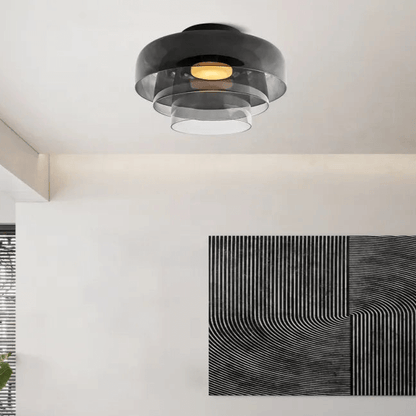 Elegant Glas Loftlampe - Nordisk Design