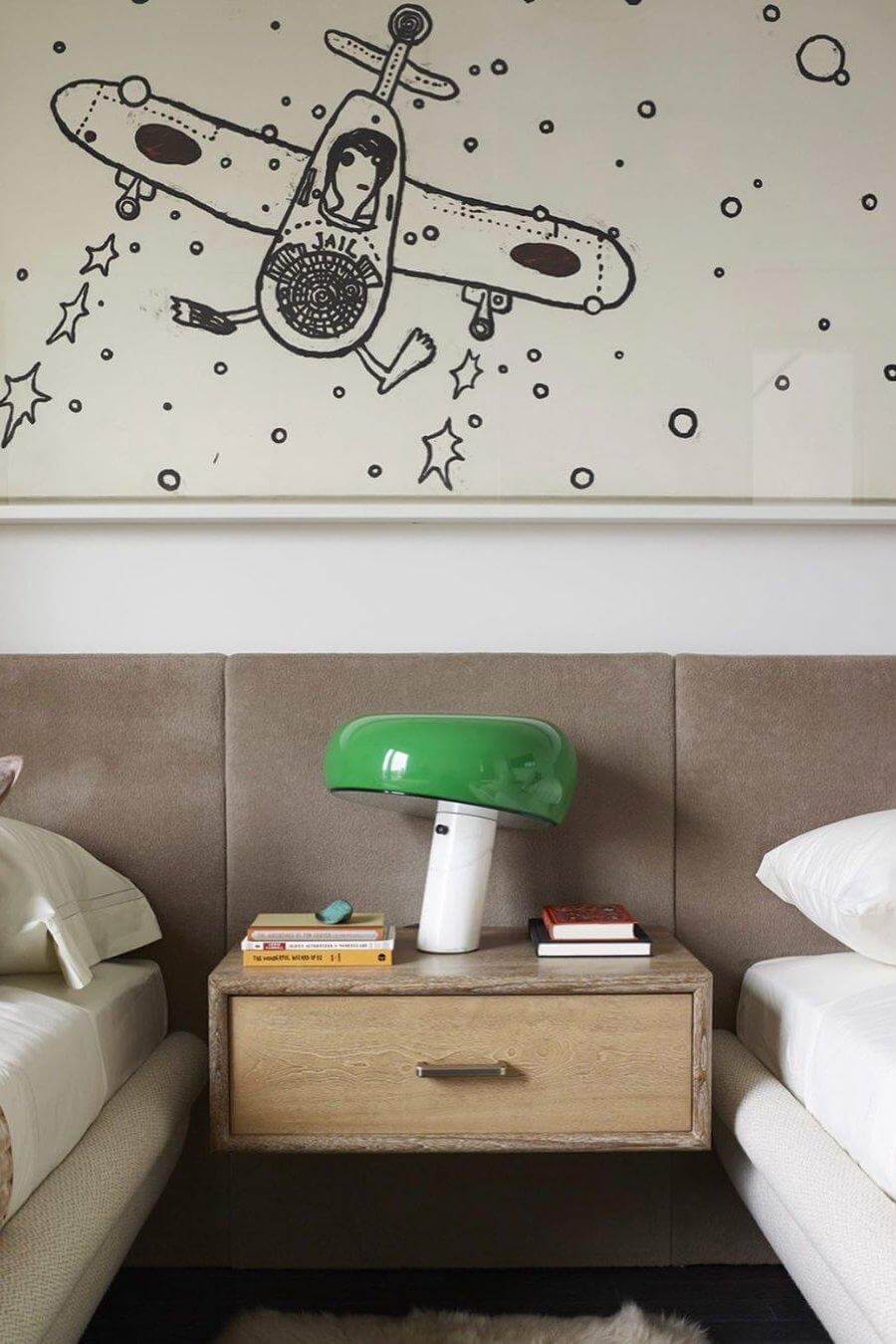 Elegant Marmor Bordlampe 28/40cm