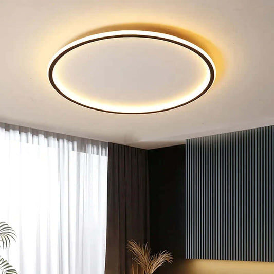 Runde LED loftslampe i skandinavisk design