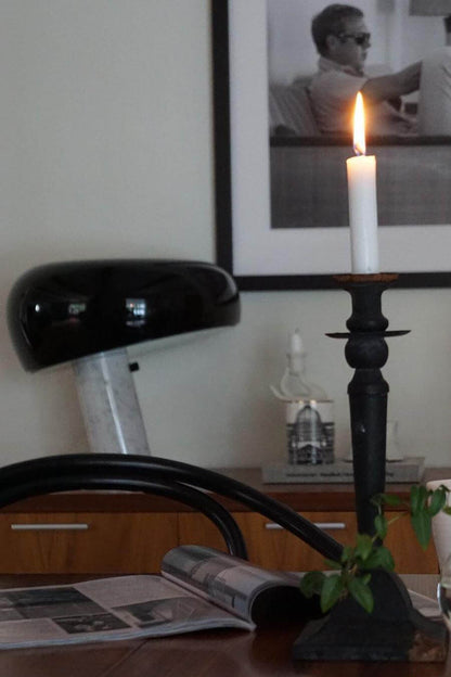 Elegant Marmor Bordlampe 28/40cm