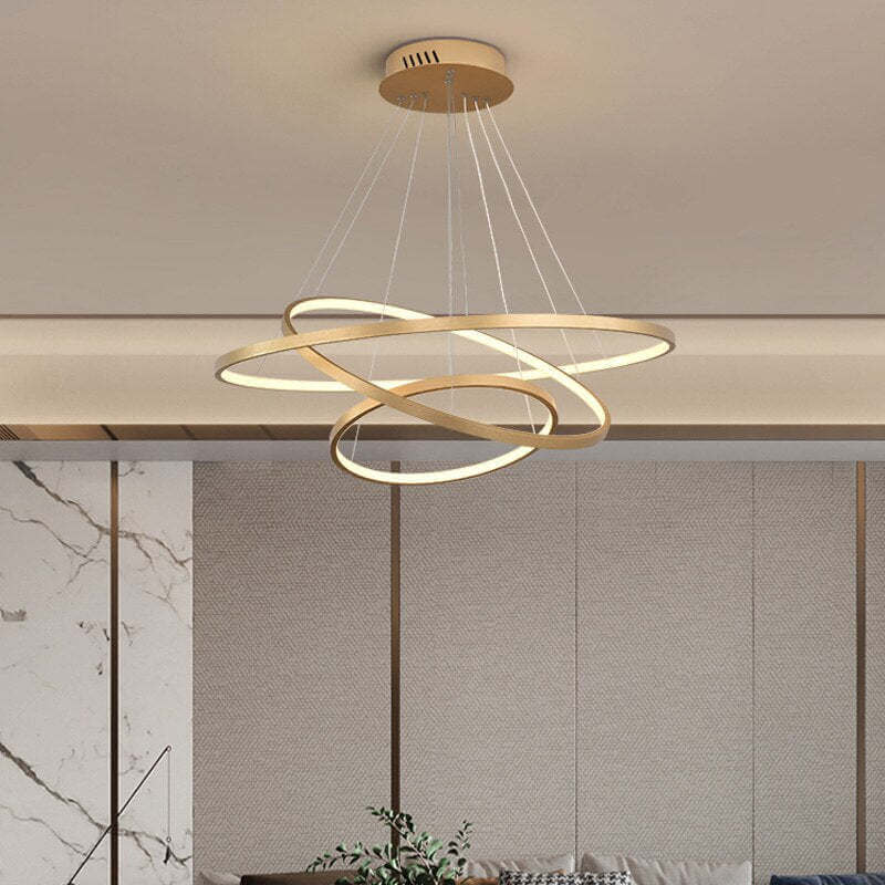 Moderne 3-Rings Loftslampe