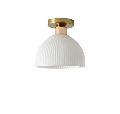 Elegant Mælkehvid Glas Loftslampe