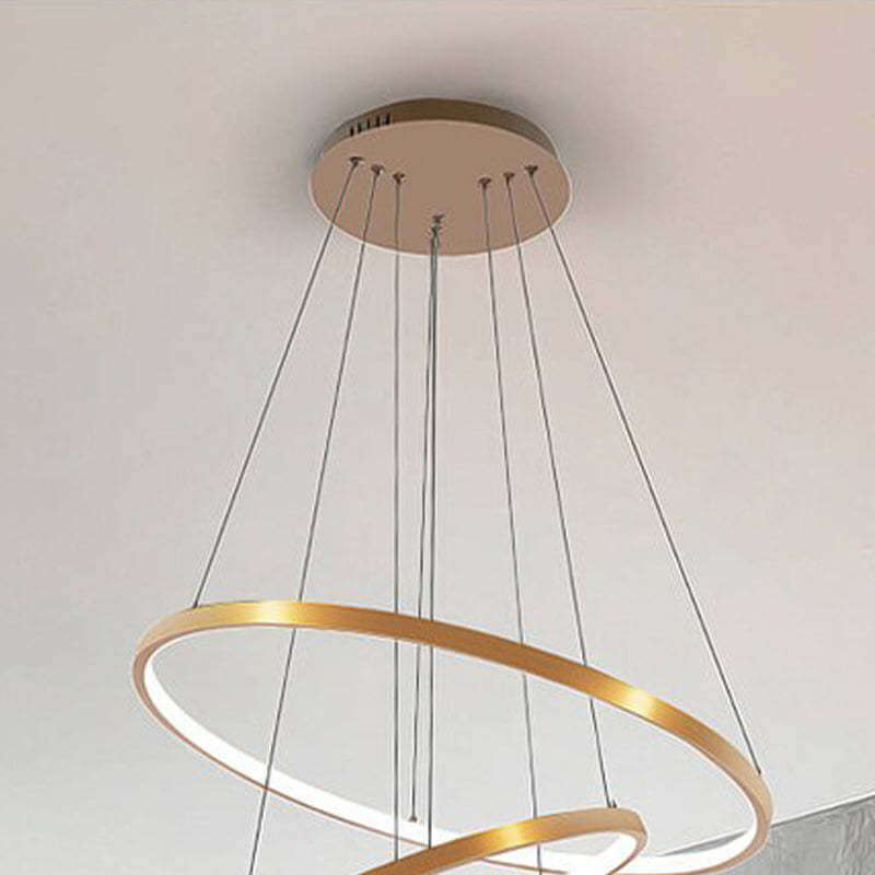 Moderne 3-Rings Loftslampe