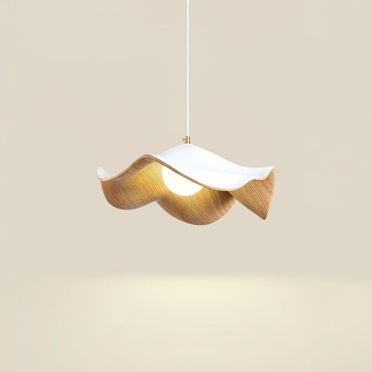 Unik Lotus Pendellampe i Harpiks & Metal