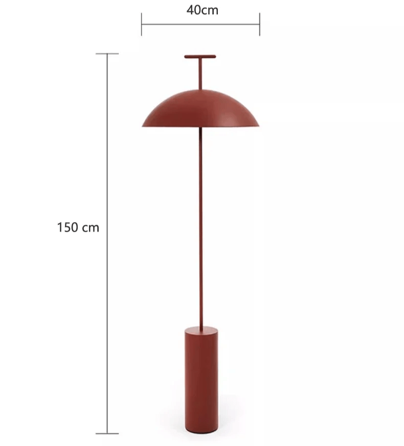 Elegant Nordisk Gulvlampe i Metal