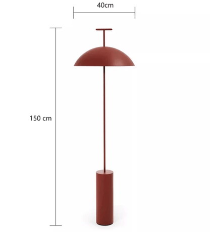Elegant Nordisk Gulvlampe i Metal