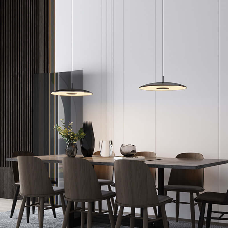 Moderne LED-pendel i jernnikkel - 30/40cm