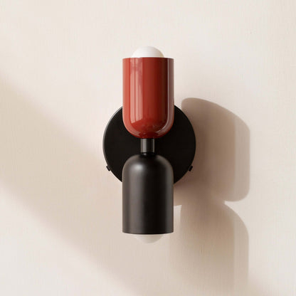 Retro Dobbelt Væglampe i Metal