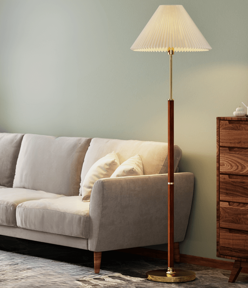 Elegant Gulvlampe i Rispapir - Skab Hygge