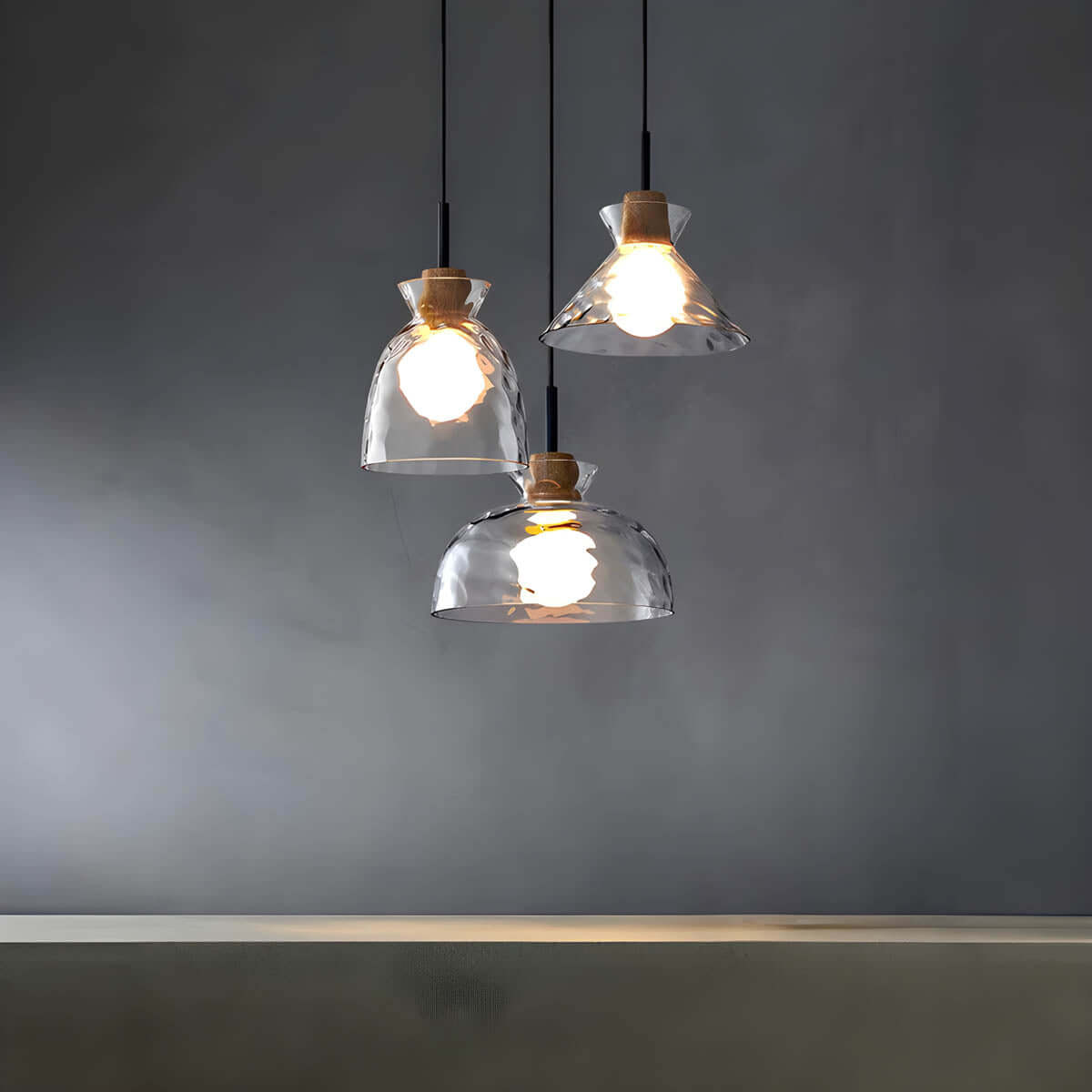 Elegant Glas Lysekrone | Moderne Design