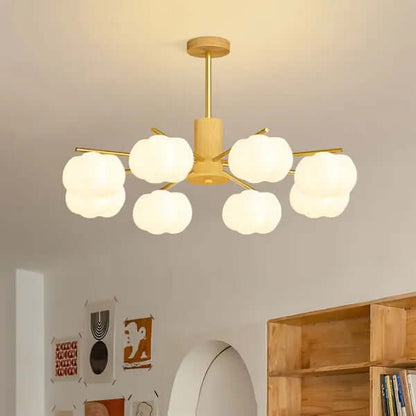 Moderne Loftslampe i Træ & Metal