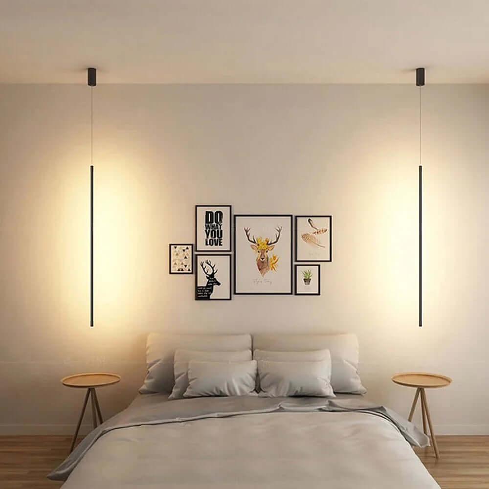 Minimalistisk LED-pendel i aluminium