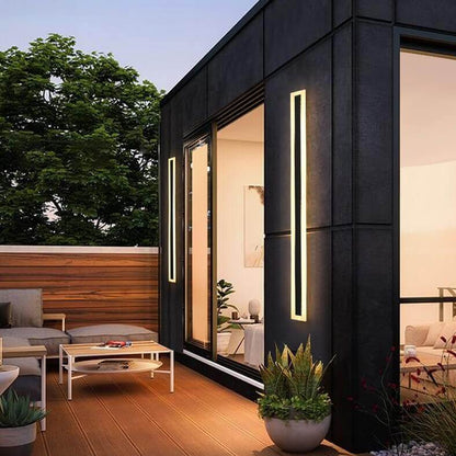 Slank LED Væglampe Udendørs - Akryl