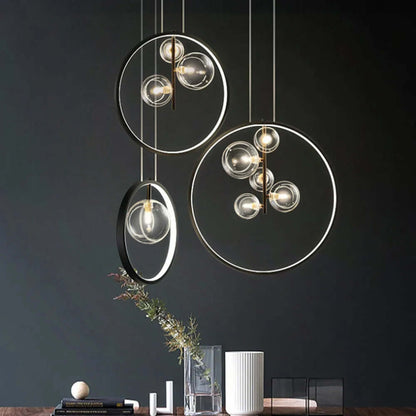 Moderne Bobleglas Pendellampe