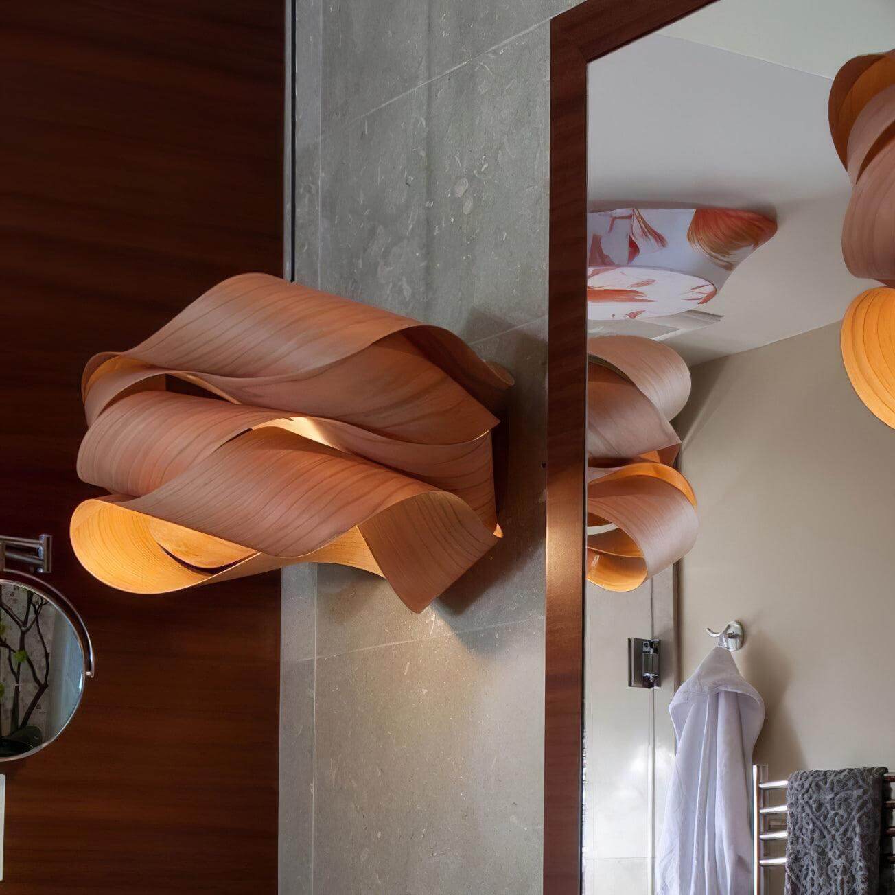 Elegant Træ Pendellampe | Moderne Design