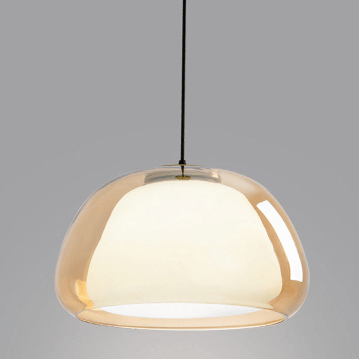 Elegant Jelly Pendellampe i Mælkeglas