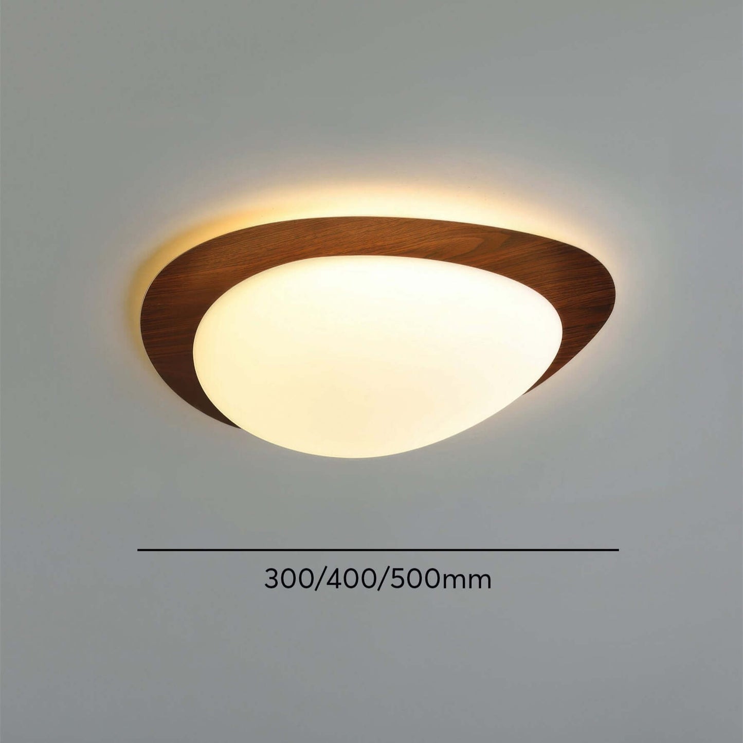 Skandinavisk LED-loftslampe med trækorn