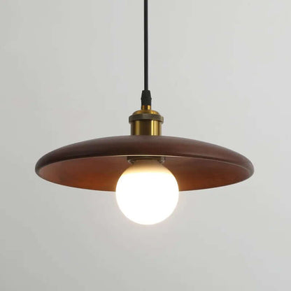 Designer loftslampe i træ med LED | Elegant belysning