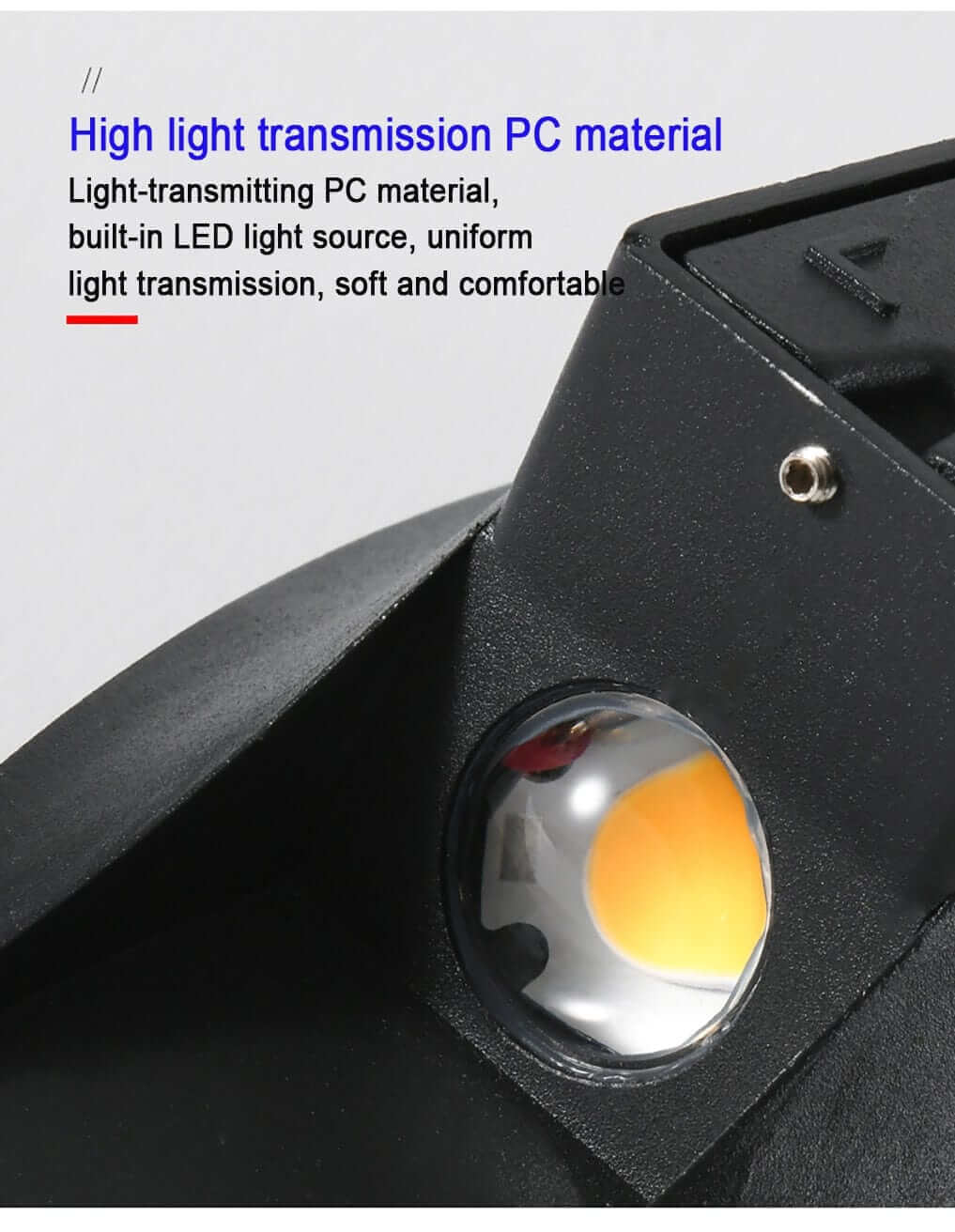 Udendørs LED Væglampe - Oval/Rektangel - 6W Varm Hvid