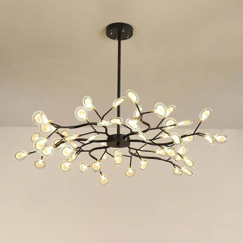Moderne Akryl Lysekrone - LED Firefly Design