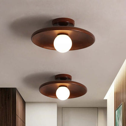 Moderne Lavt Skålformet Loftslampe