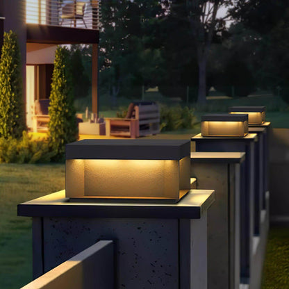 Udendørs LED Stolpelampe med Solenergi