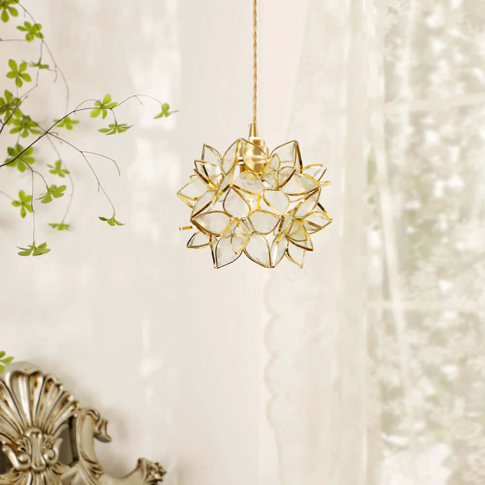 Elegant Kapiz Pendellampe