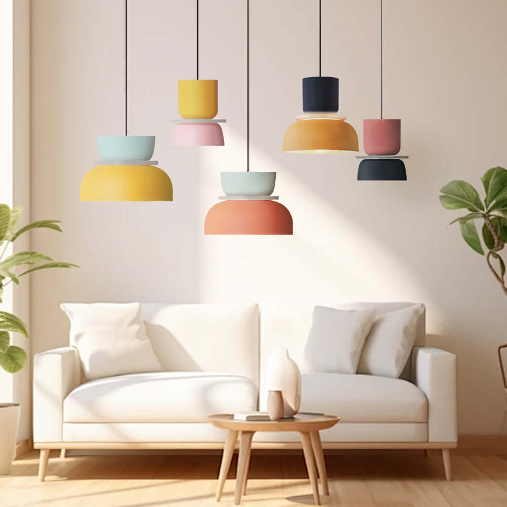 Farverig Nordisk Pendel - Akryl Design