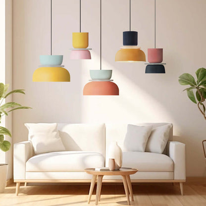 Farverig Nordisk Pendel - Akryl Design