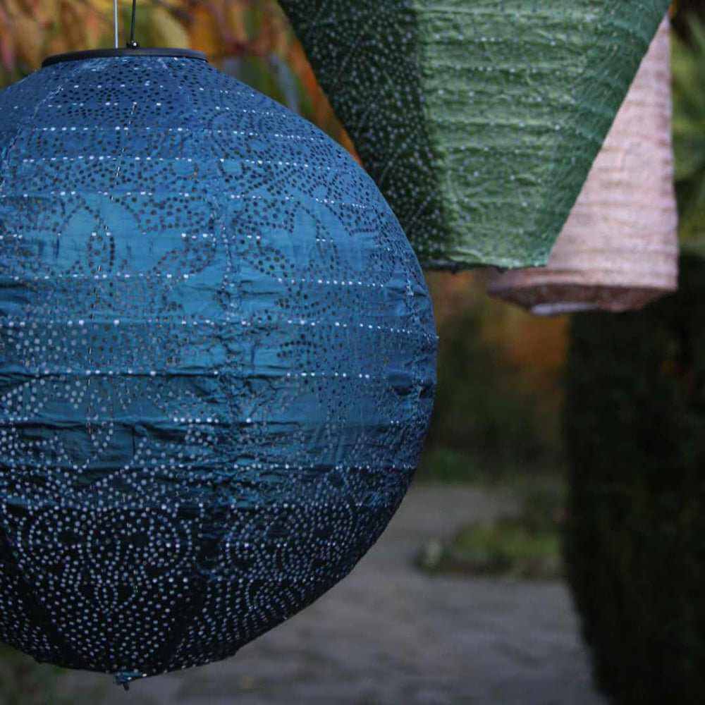 Solcelle Lanterne, 30cm Globus, Havebelysning