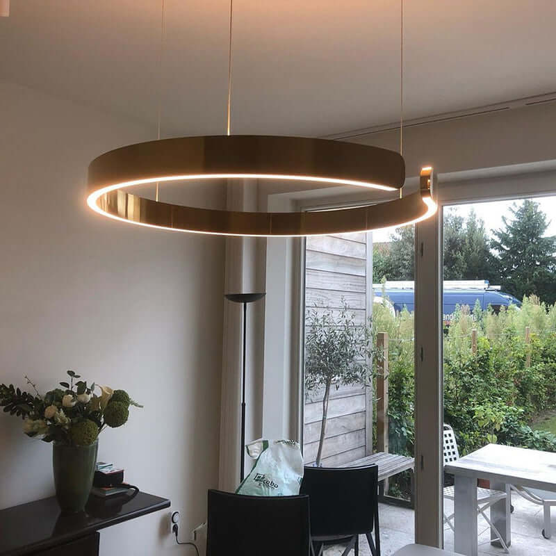 Cirkulær LED Pendel - Moderne Design