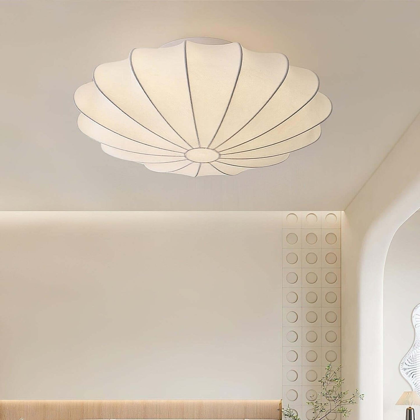 Elegant Boble Loftslampe i Metal & Polymer