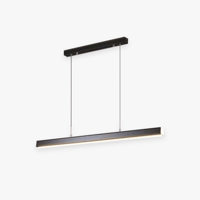 Elegant LED-pendel i metal og akryl