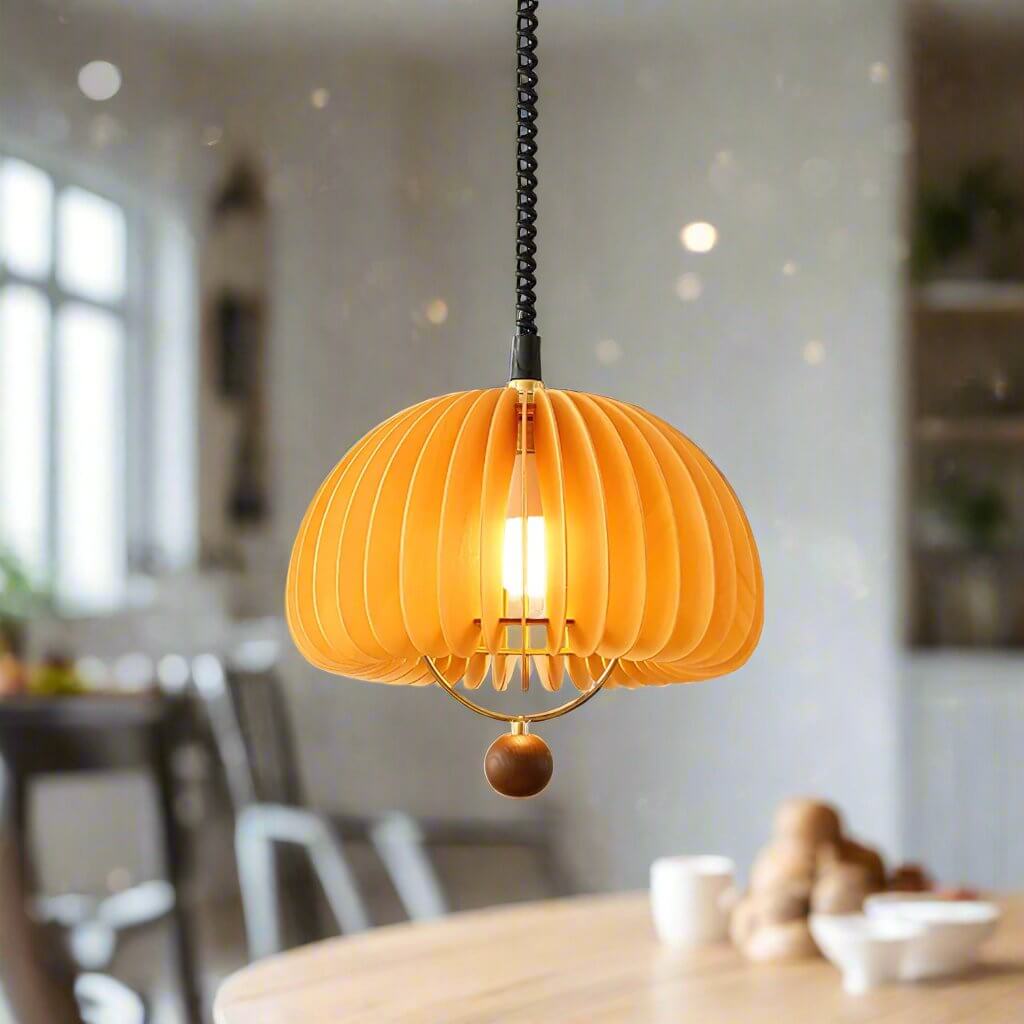 Justerbar Græskar Pendel Lampe