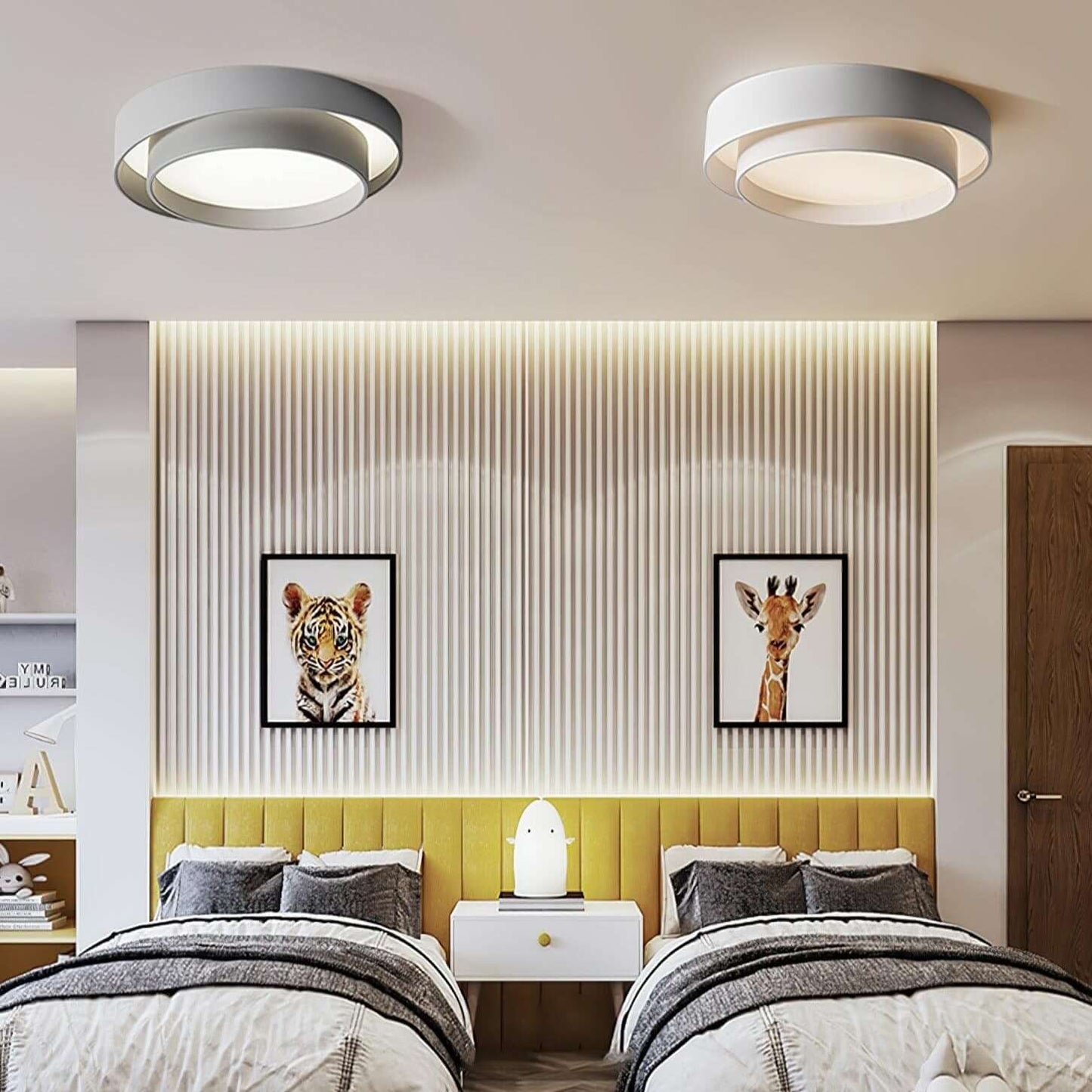 Moderne LED Loftlampe, Cylinder Design