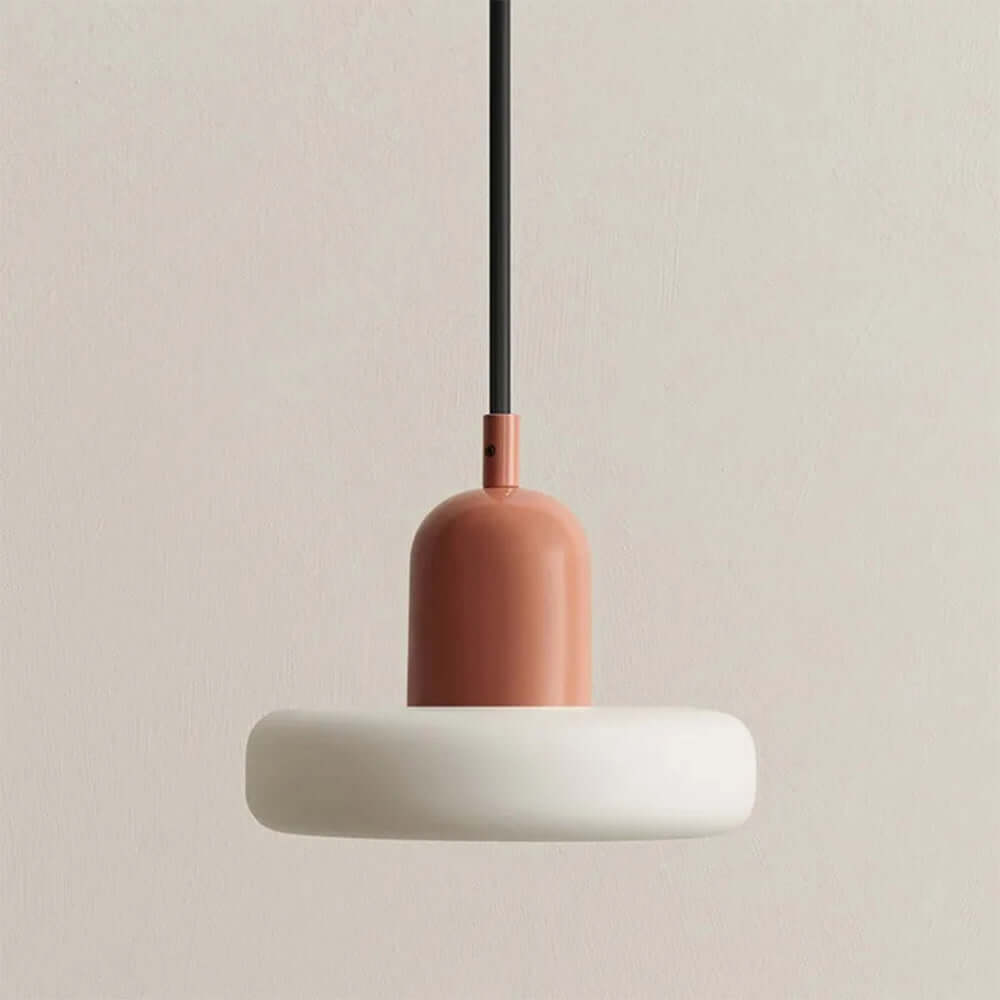 Elegant Pendellampe i Glas & Metal