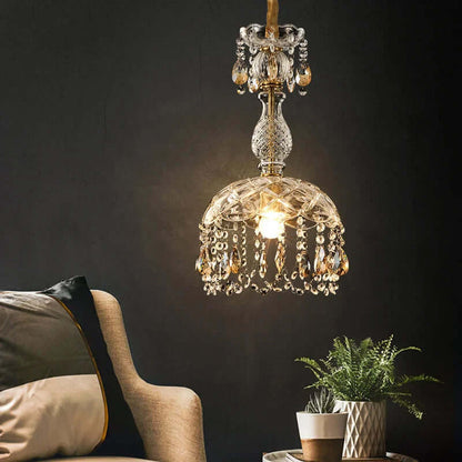 Elegant Krystal Lysekrone - Designer Pendel Lampe