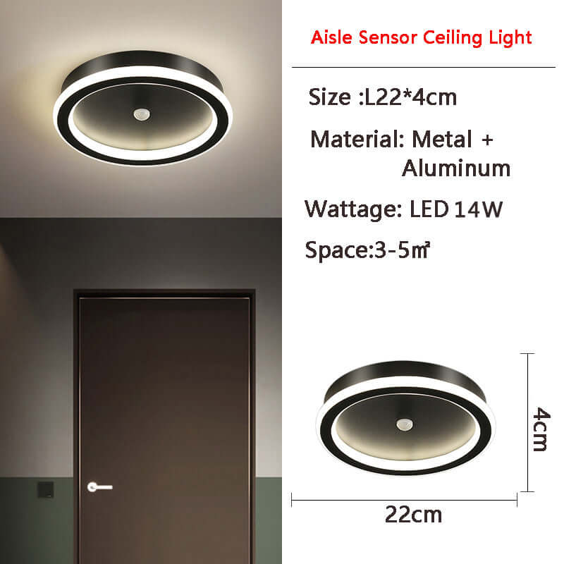 LED Loftslampe med Bevægelsessensor