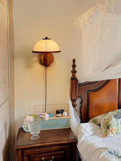 Svampetræ Væglampe i Eg