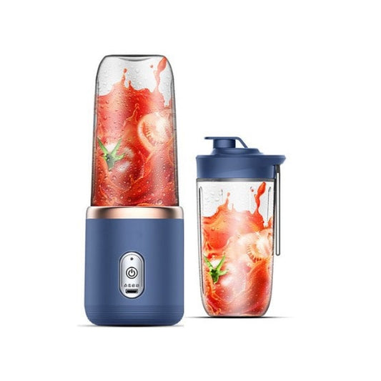 "Citruspresser i moderne design, kompakt og bærbar, effektiv juicing af frugt i køkkenet eller på farten"