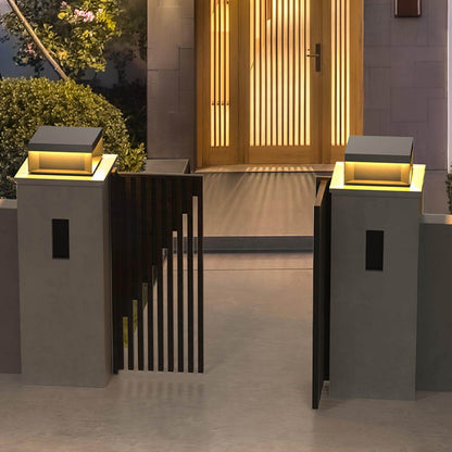 Udendørs LED Stolpelampe med Solenergi