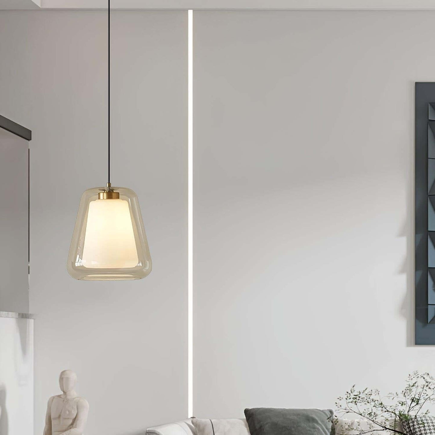 Elegant Glas Pendellampe - Moderne Design