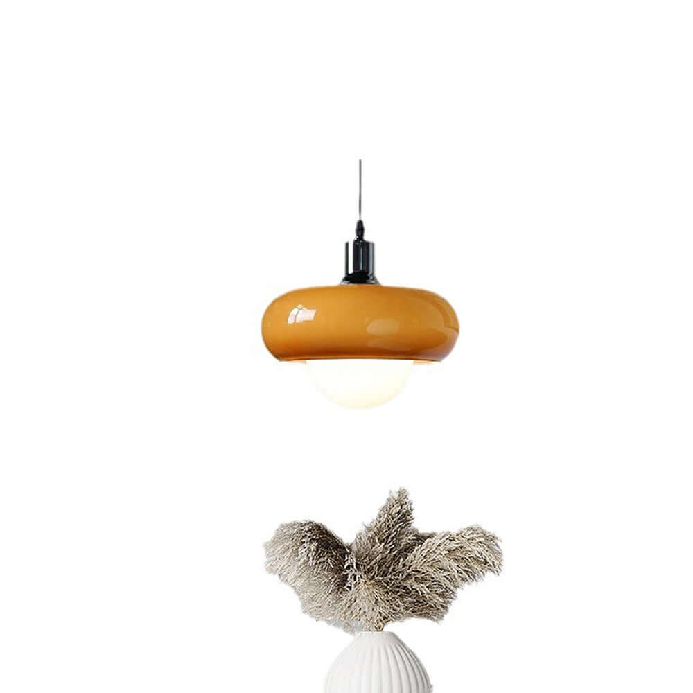 Elegant Kaffe-Glas Pendellampe - Modern Design