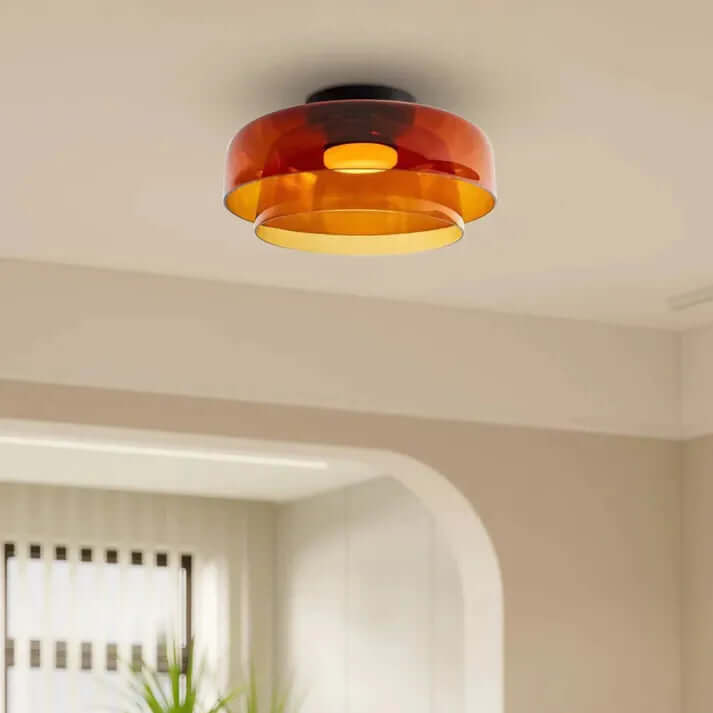 Elegant Glas Loftlampe - Nordisk Design
