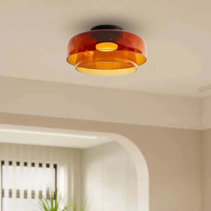 Elegant Glas Loftlampe - Nordisk Design